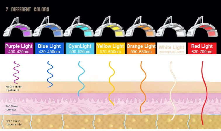 LED 페이셜 라이트 적외선 LED 테라피 PDT LED 전문 기기 바이오 광선조사 LED 광선 치료 2