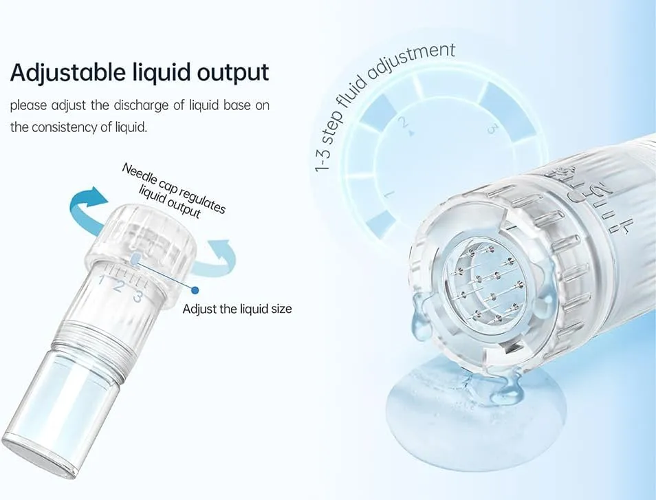 새로운 Hydra Pen H5 인fuzion Carrier serum EMS 및 마이크로네일링 자동 적용 2