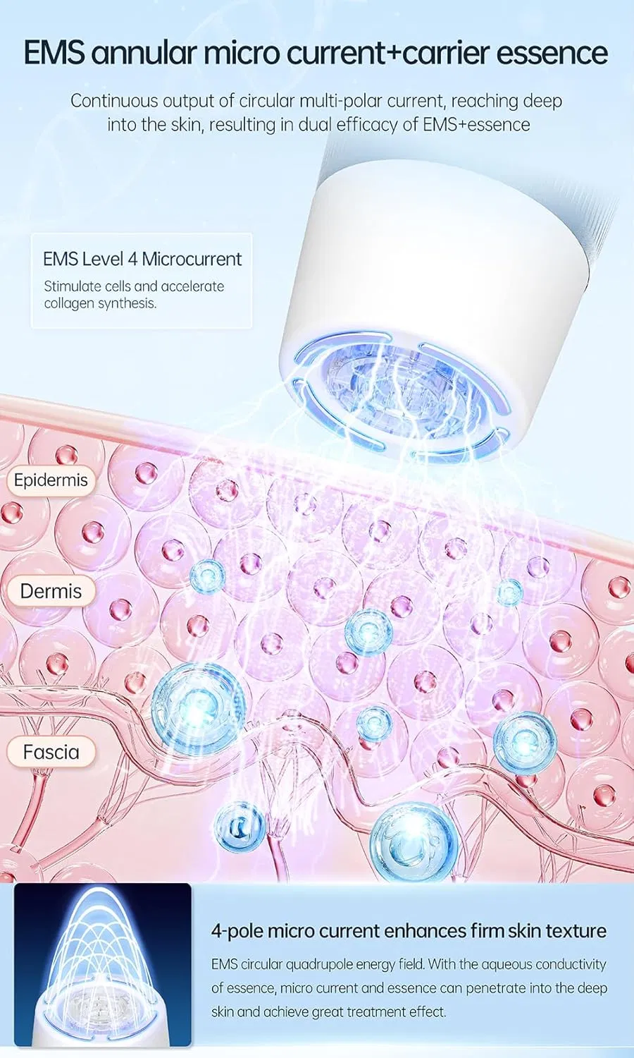 새로운 Hydra Pen H5 인fuzion Carrier serum EMS 및 마이크로네일링 자동 적용 1