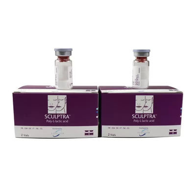 피부 필러 PLLA 폴리- L- 젖산 데말 필러 항 노화 성형 얼굴 수술 (2 병 × 5ml)