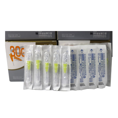 100개/상자 30g 32g 34G 4mm 13mm 25mm 마이크로 니들 피하 주사기 바늘