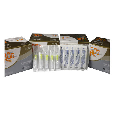 30G 메소 바늘 4mm 길이 304 스테인레스 스틸 100pcs / 상자 피부 필러