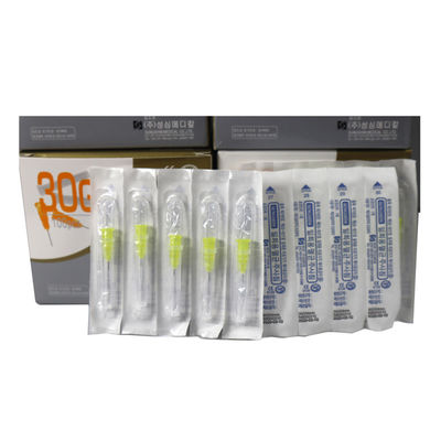 100개/상자 30g 32g 34G 4mm 13mm 25mm 마이크로 니들 피하 주사기 바늘