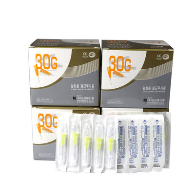 100개/상자 30g 32g 34G 4mm 13mm 25mm 마이크로 니들 피하 주사기 바늘