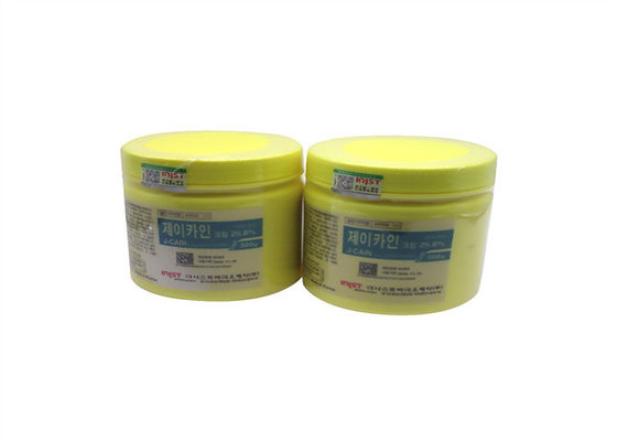 500g 마취 크림 노란색 J-CAIN 리도카인 마취제 문신 미크네일