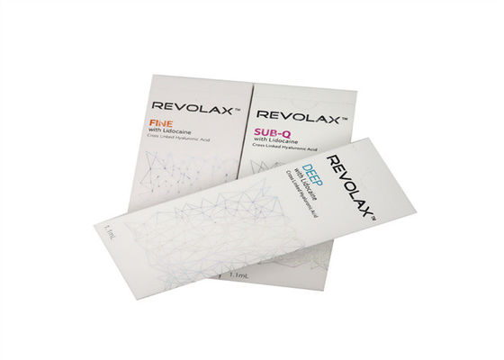 Revolax Deep Pure Hyaluronic Acid for Facial Enhancement 20mg/ml로 얼굴 개선용으로 정제된 하이알루론산