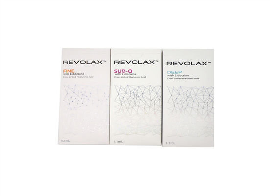 Revolax Deep Pure Hyaluronic Acid for Facial Enhancement 20mg/ml로 얼굴 개선용으로 정제된 하이알루론산