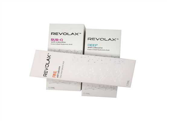 Revolax Deep Pure Hyaluronic Acid for Facial Enhancement 20mg/ml로 얼굴 개선용으로 정제된 하이알루론산