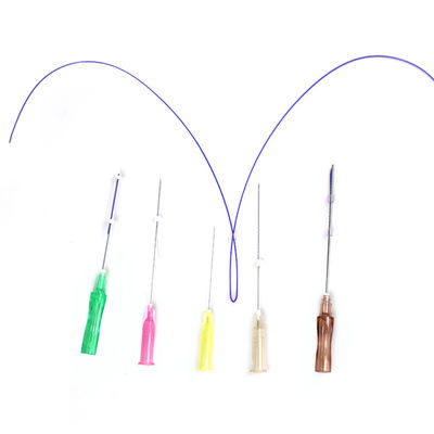 강한 리프트 PDO PCL PLLA 스레드 25mm 38mm 코 스레드 리프트 18g 19g