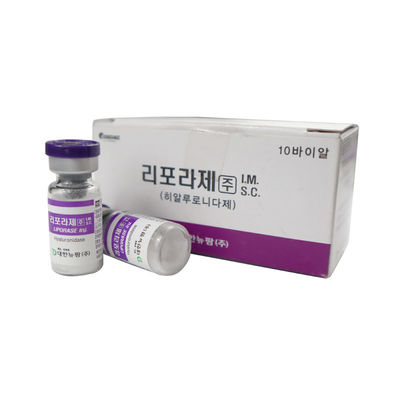 리포라세스 1500 IU 1 상자 리포 연구소 Ppc 용액 히알루노리다세스 용해 필러
