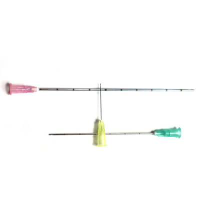 일회용 미용 클리닉 둔 바늘 25g 50mm 비생성 미세 캔울