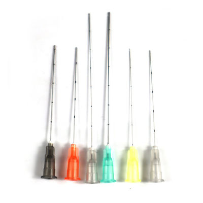 한국 고품질 캔룰라 바늘 18g 25g 22g 50mm 70mm 마이크로 둔한 캔룰라 바늘
