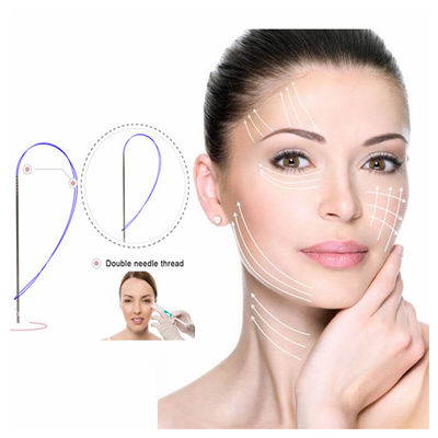 울트라 얼굴 V 리프트 스레드 Pdo 피부 강화 Pdo Pcl Plla 코그 모노 스크루 스레드 리프트 얼굴 Pdo 스레드
