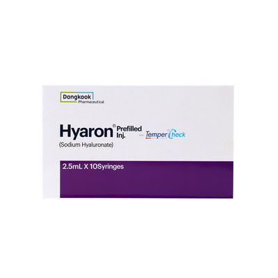 나트륨 히알루나트 25mg/ 2.5ml 히아론 선충진 주사 피부 재생