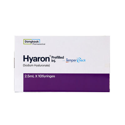 나트륨 히알루나트 25mg/ 2.5ml 히아론 선충진 주사 피부 재생