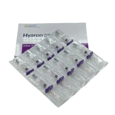HYARON 피부 부스터 빛 키트 - 10개의 주사기 X 2.5ml 크로스 링크 된 히알루론산 필러