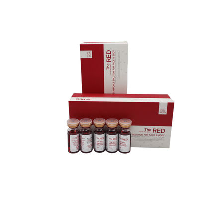 지방을 녹여 Lipolysis Ampoule 빨간색 Ampoule 용액 Lipolytic 주입