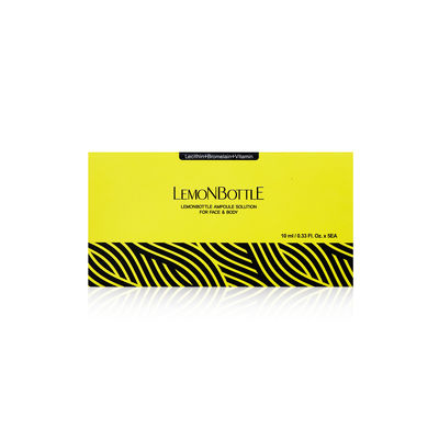 한국 레몬 병 Ampoule Solution 10ml X 5 Vials For Weight Loss