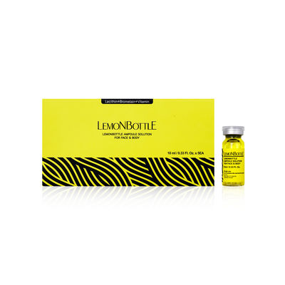 지방 용액 레몬 병 10ml*5 지방 해소 용액 셀룰라이트