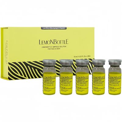 레몬 병 10mlx5 Double Chin Fat Solution Reduction 주사 용액