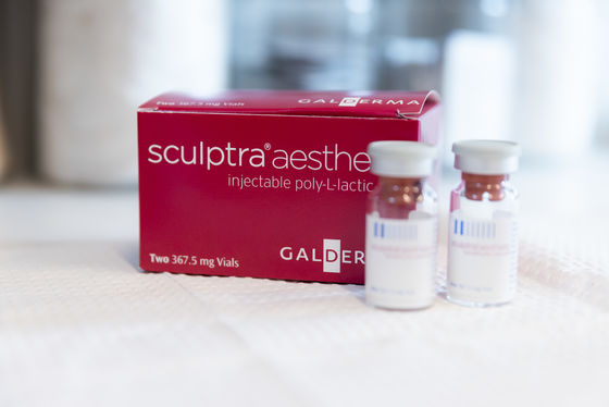 SCULPTRA GALDERMA - 2 컵 PLLA 분말 피부 필러