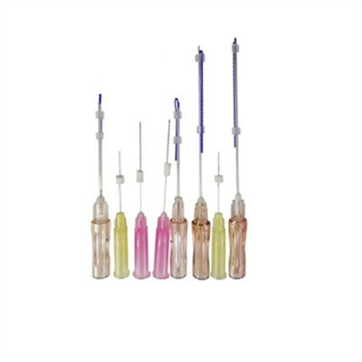 27g 30g PDO PCL PLLA 스레드 25 밀리미터 38 밀리미터 Ｖ 라인 스레드 승강기