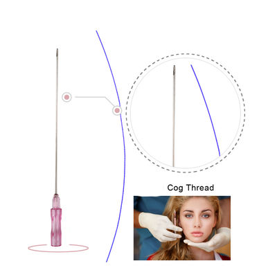 가장 좋은 가격 pdo wpdo pcl 소재 모노 쌍 나사 톱 얼굴 립 스레드 리프트 날카로운 26g 29g 38mm 13mm 12mm 100mm 90m