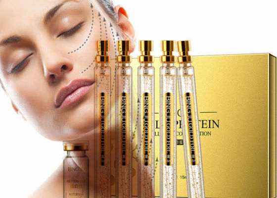 반대 나이든 조각물 금 단백질 펩타이드 24k 금 본질 15 Ml Ｘ 5