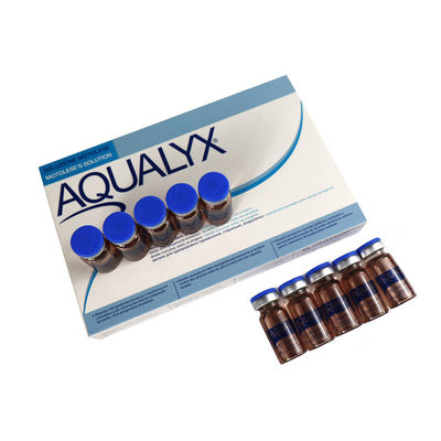 영국 8ml X10 플라스크 아콰일릭스 지방 용해 주사 지방 분해 지방 분해 지방 살 감소