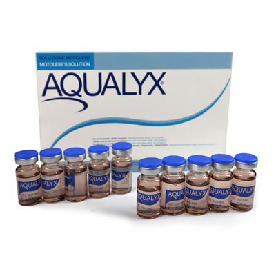 Aqualyx 10 X 8 Ml 병 얼굴 및 신체에 대한 지방 용해 주입