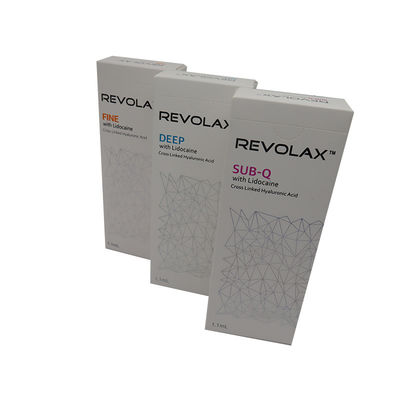 피부 필러 항 노화 주입 필러 HA 1.1ml Revolax FINE DEEP Sub-Q 주름 필러