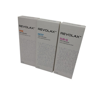피부 필러 항 노화 주입 필러 HA 1.1ml Revolax FINE DEEP Sub-Q 주름 필러