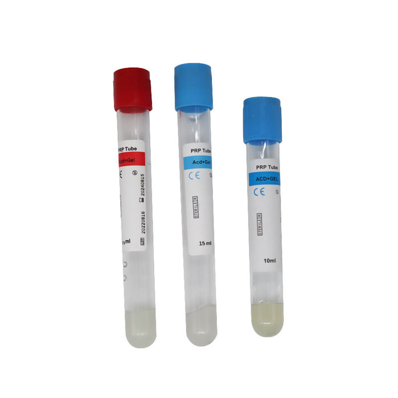 PRP 튜브 10ml ACD 젤과 함께 탈모를 위해 혈소판이 풍부한 Plas Prp PRF 원심장 튜브