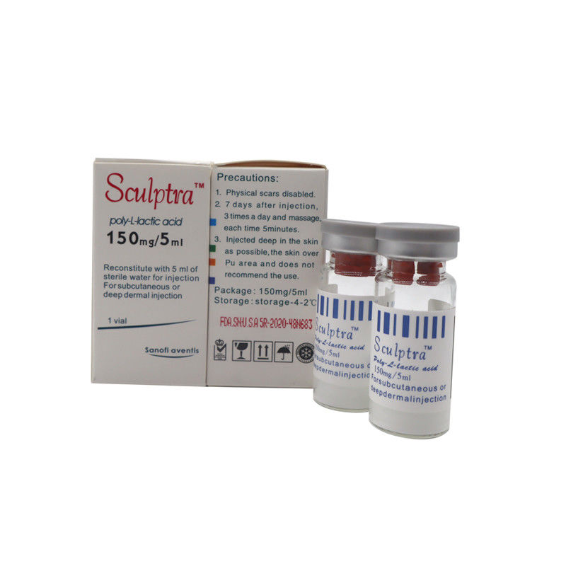 150mg 분말 PLLA 폴리- l- 젖산 1 병 x5ml 데말 필러 항 노화 조각