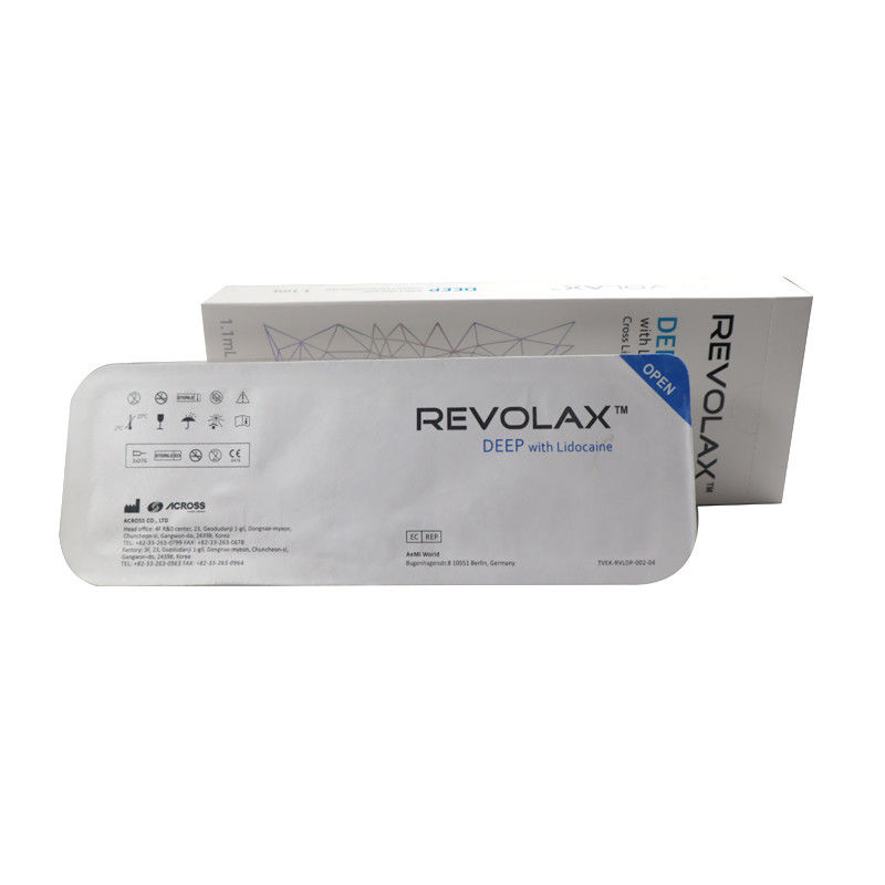 24mg/ml 히알루론산 피부 필러 Revolax Deep Fine Sub-Q 1 X 1.1ml